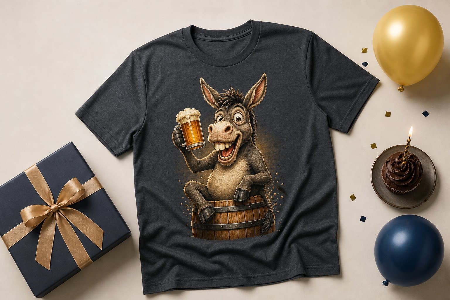 T-shirt humoristique anniversaire homme : idées cadeau