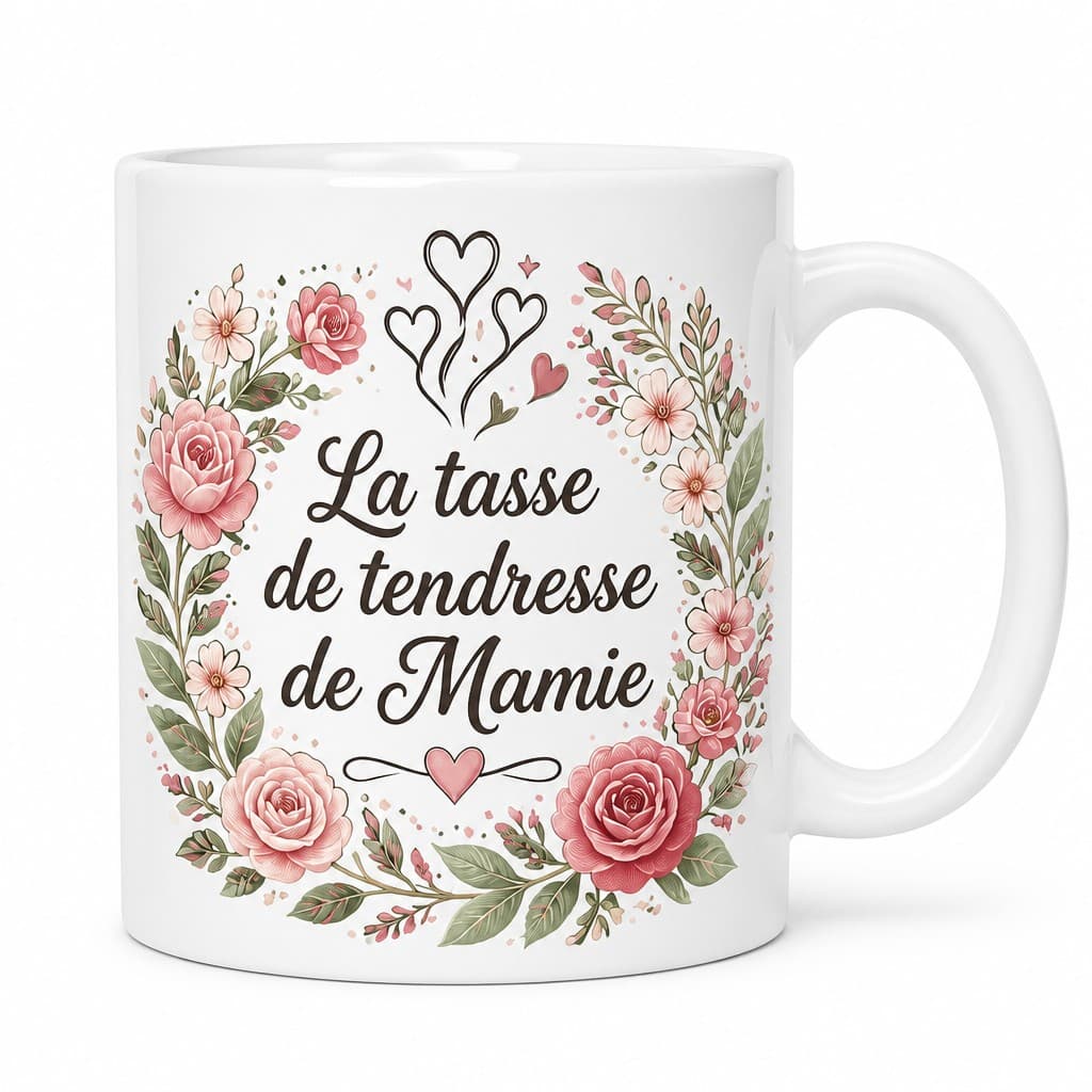 Mug Mamie – La tasse de tendresse de Mamie
