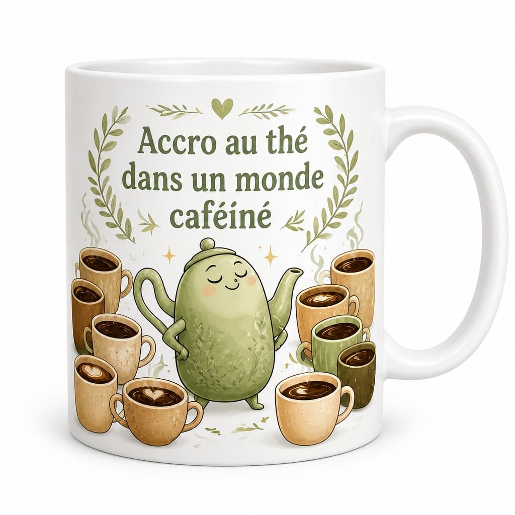 Mug thé Paris – Accro au thé dans un monde caféiné